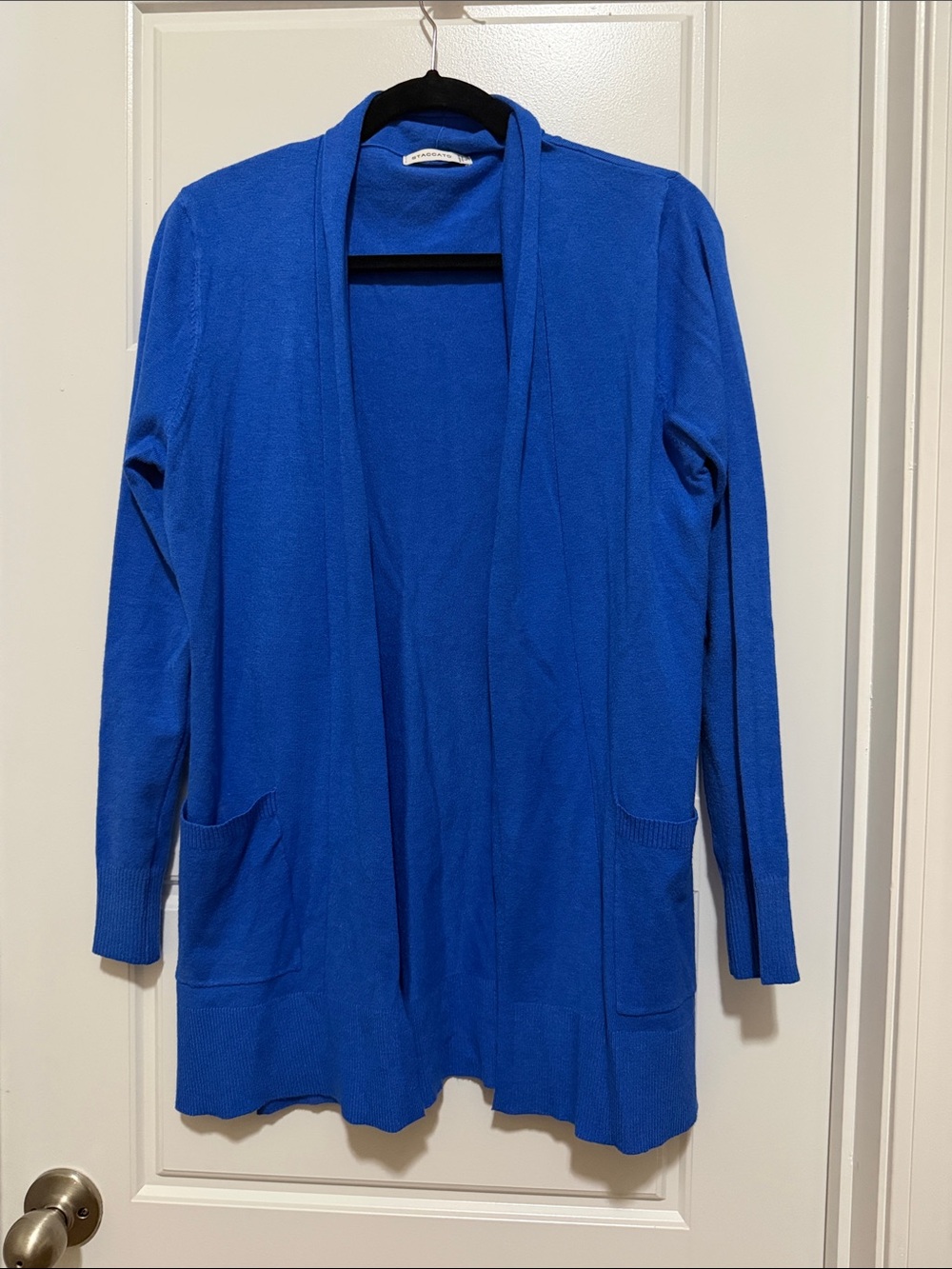 Staccato Royal Blue Open-Front Women’s Cardigan